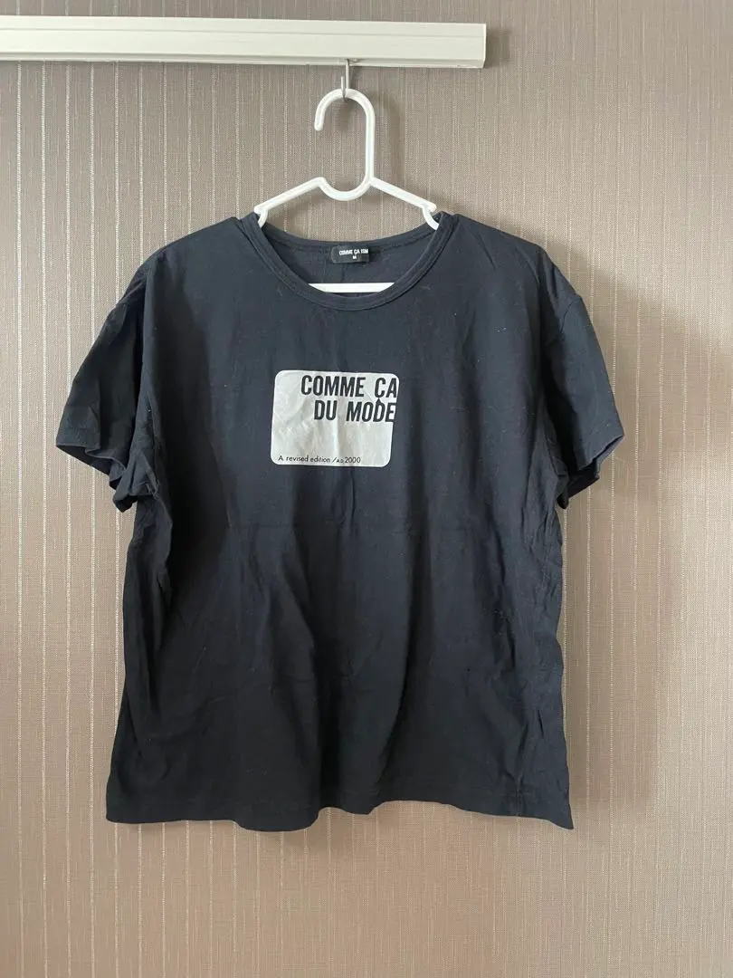 Thumbnail of COMME CA ISM Black Short Sleeve T-shirt M