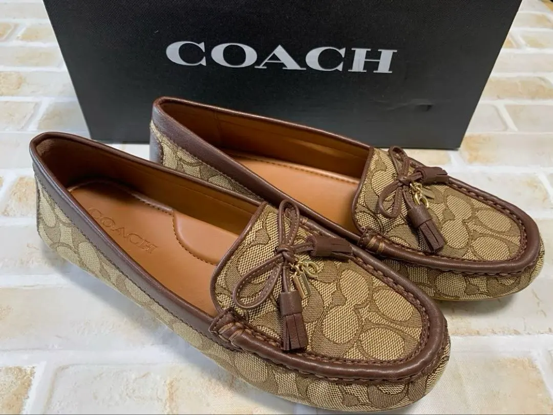 Thumbnail of COACH Loafers, Beige/Brown