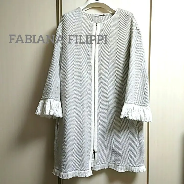 < ♡値下げ♡ 送料無料 >イタリア製FABIANA FILIPPI 春物コート ♡値下げ♡ 送料無料 >イタリア製FABIANA FILIPPI 春物コート