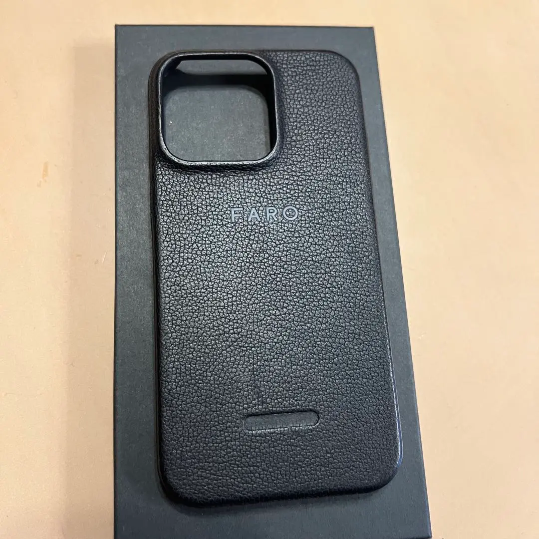 FARO ファーロ 手帳型 牛革レザー スマホケース  iPhone15 黒色 FARO ファーロ iPhoneケース 手帳型 スマホケース Calma Wallet