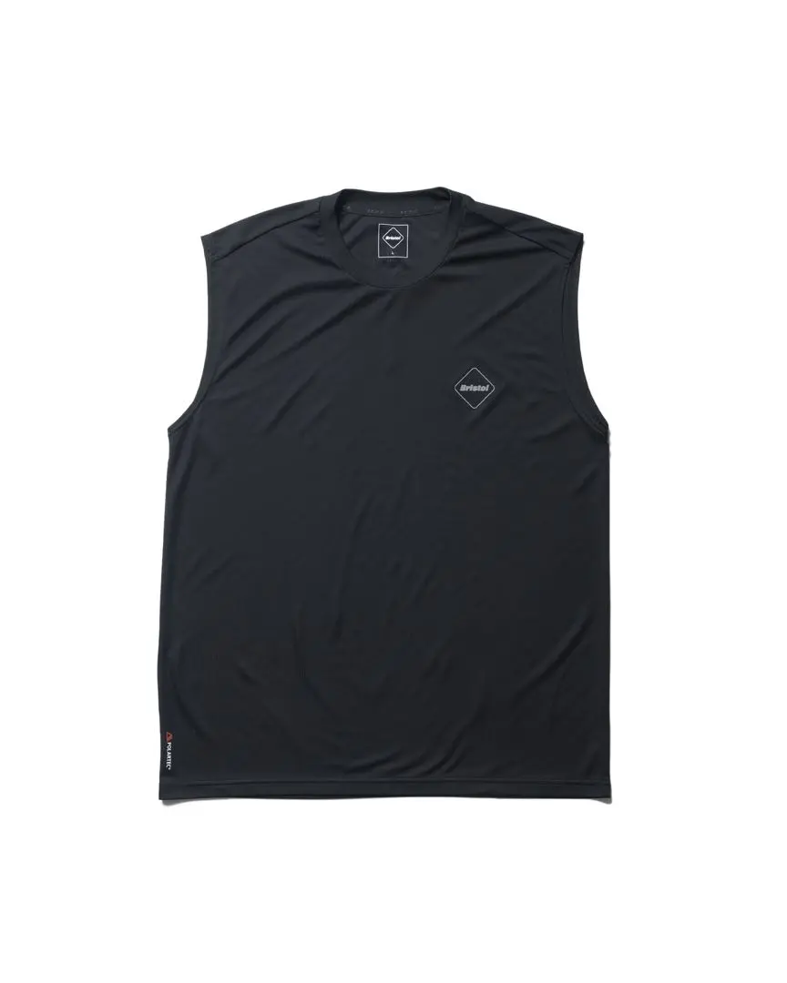 黒XL fcrb 24ss NO SLEEVE TRAINING TOP 新品 CRONOS STRETCH FRIES TANKTOP【BLACK】