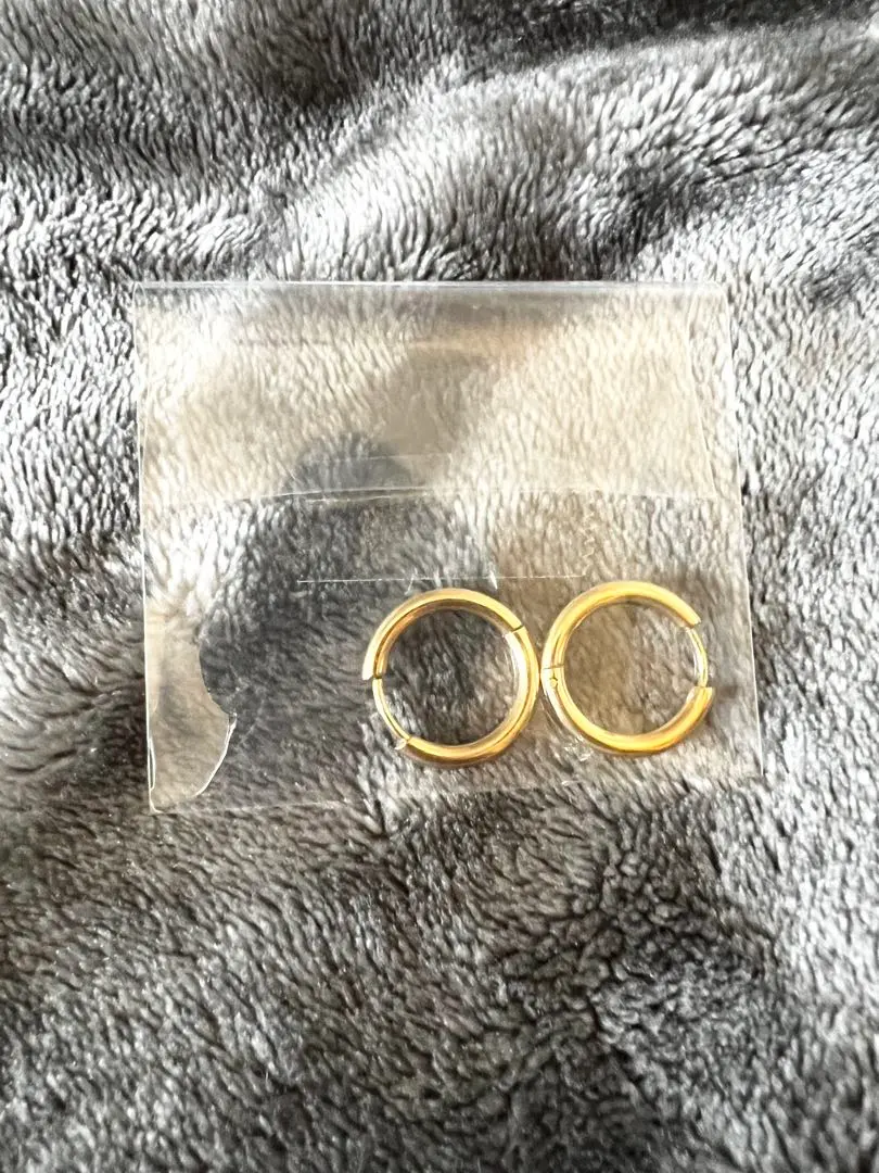 金色圓圈耳環 1.5cm 的縮圖