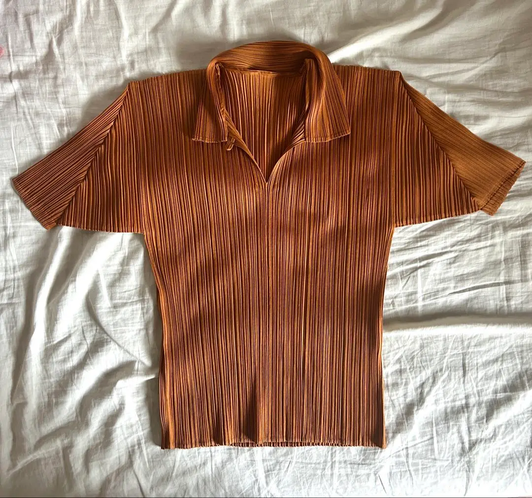 124842　PLEATSPLEASE　半袖シャツ　プリーツ PLEATS PLEASE ISSEY MIYAKE】プリーツプリーズイッセイミヤケ