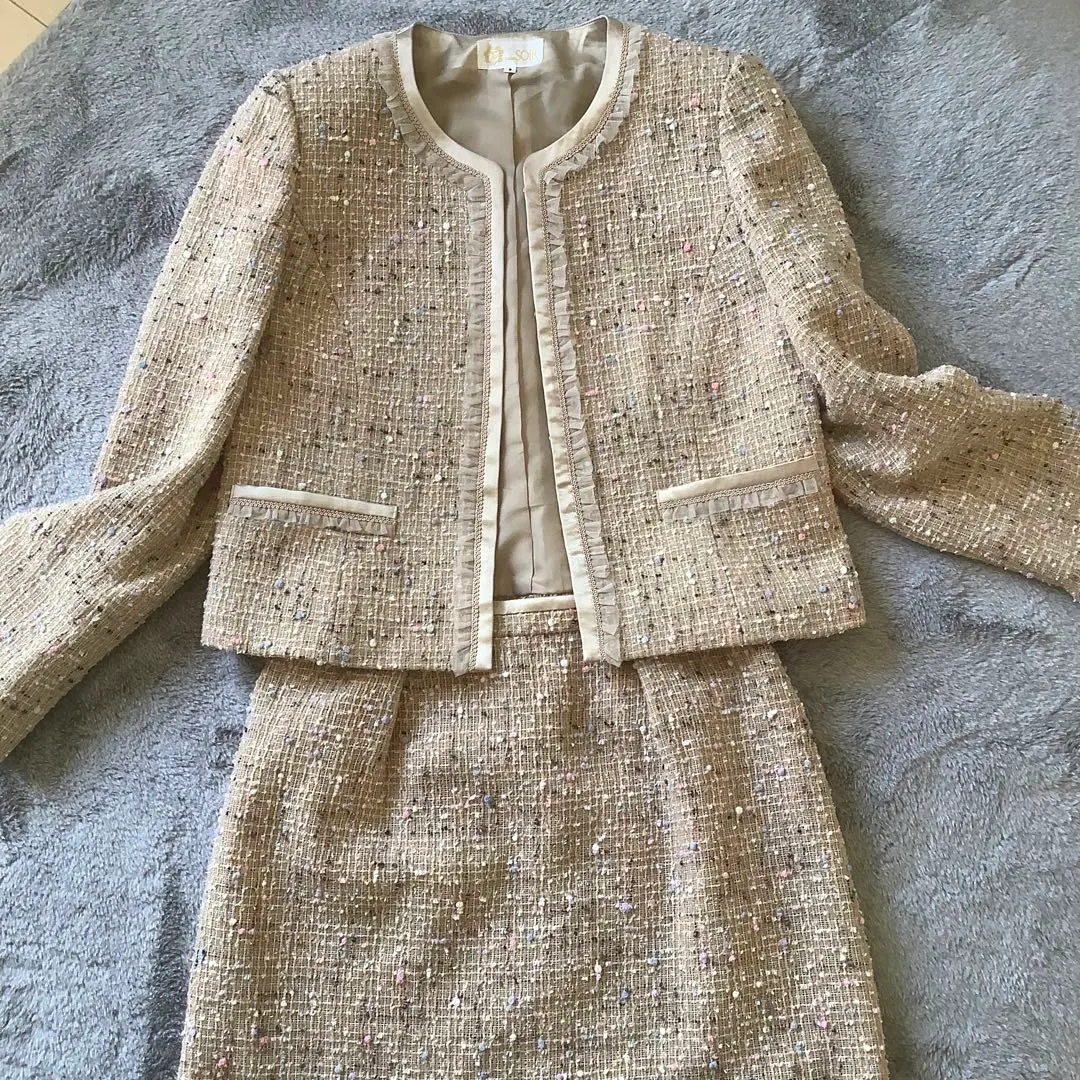 Thumbnail of Tokyo Soir Ceremony Suit Tweed Lame Set Up Multicolor