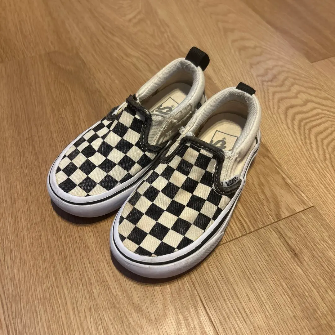 Thumbnail of Vans Checkered Slip-ons, Size 15