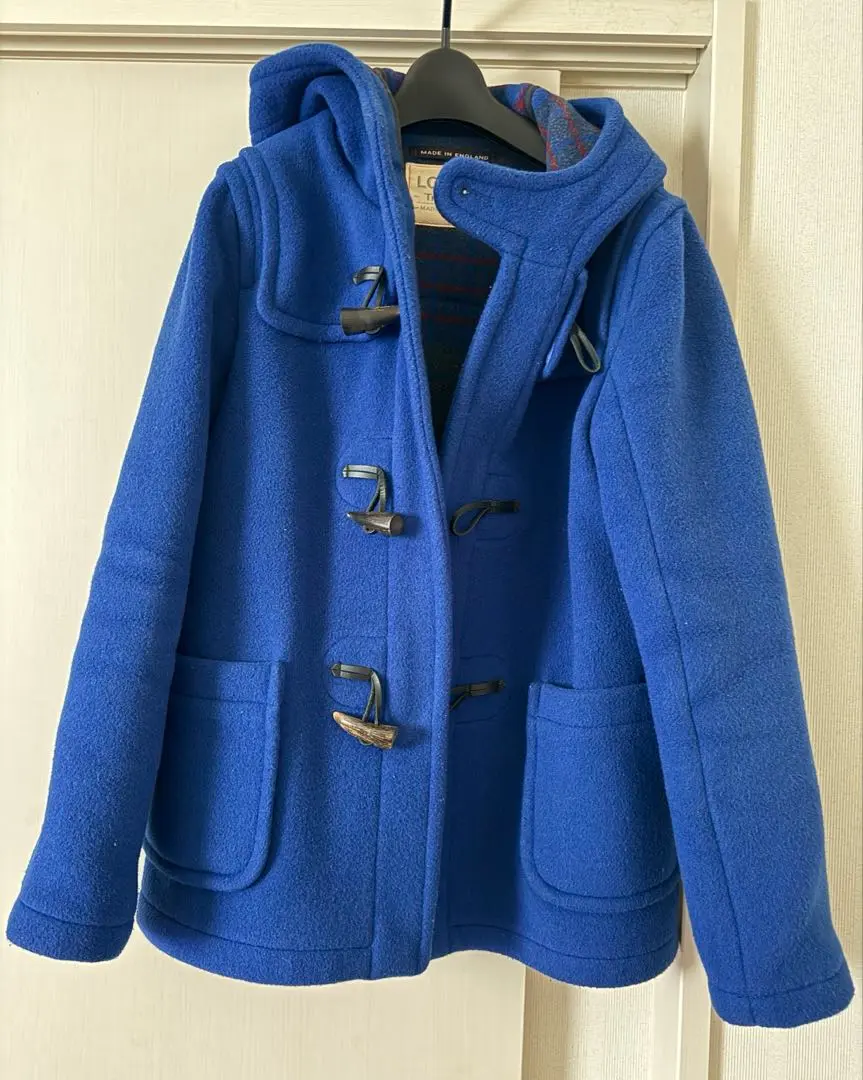 希少 XL 40 ロンドンドラディション　ダッフルコート　英国製　ロイヤルブルー 希少 XL 40 ロンドンドラディション ダッフルコート 英国製
