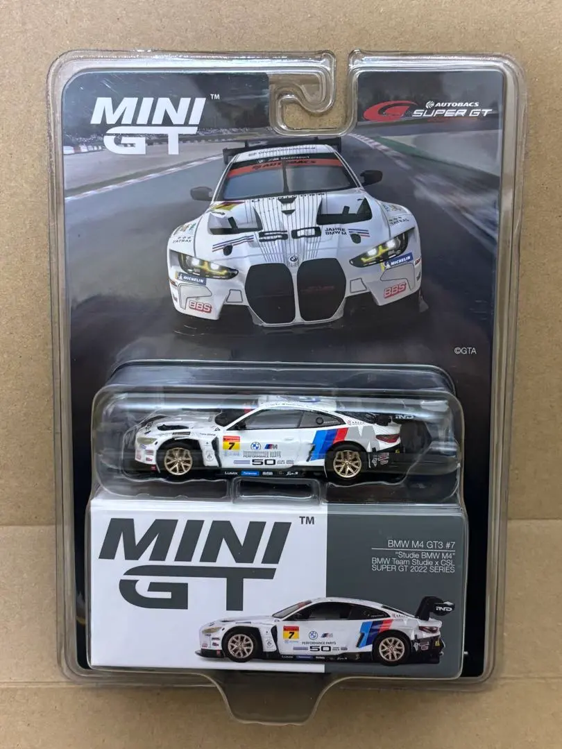 Thumbnail of MINI GT 1/64 BMW M4 GT3 #7 Studie BMW M4