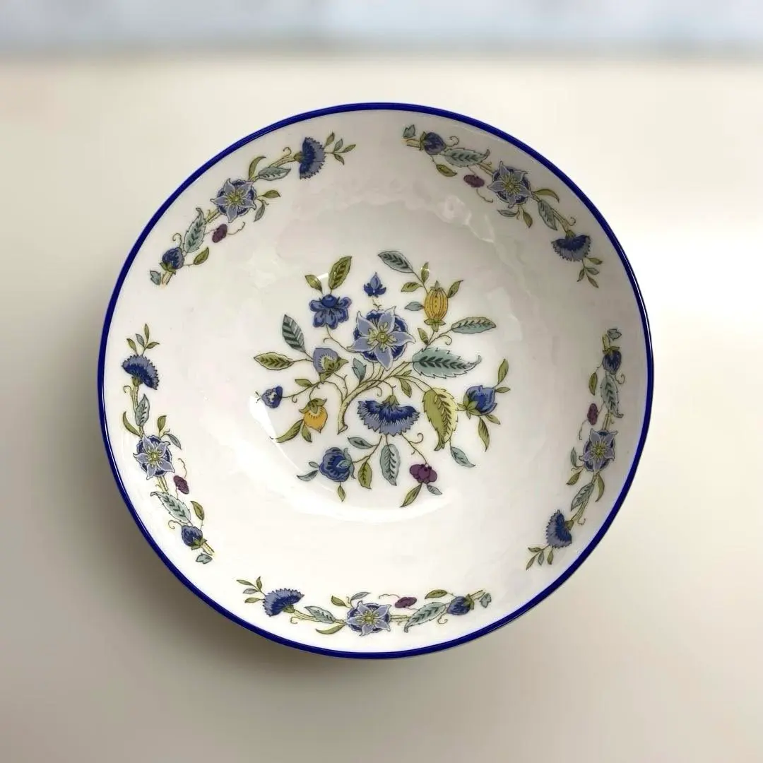 Thumbnail of Minton 13cm Bowl Hadon Hall Blue Shallow Bowl
