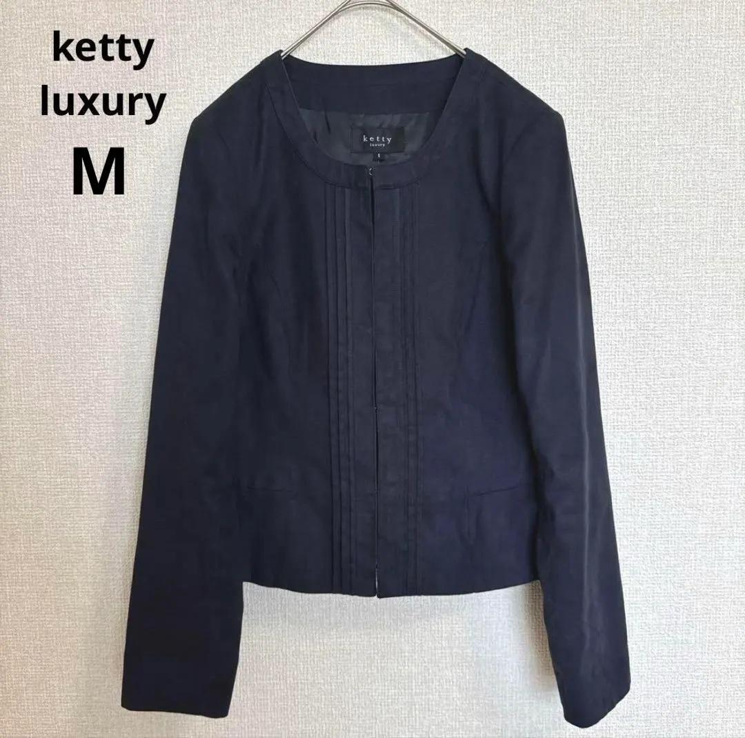 Thumbnail of Keti - Collarless Jacket - Elegant Casual Formal - Navy