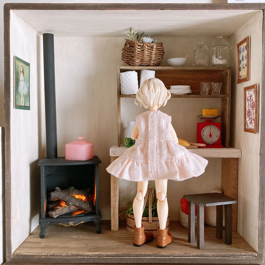 DIY | miniature | vlog | ミニチュア アンティークなキッチン