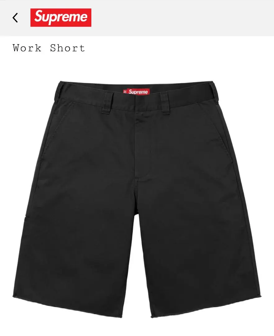 2025年最新】supreme work short 36の人気アイテム - メルカリ