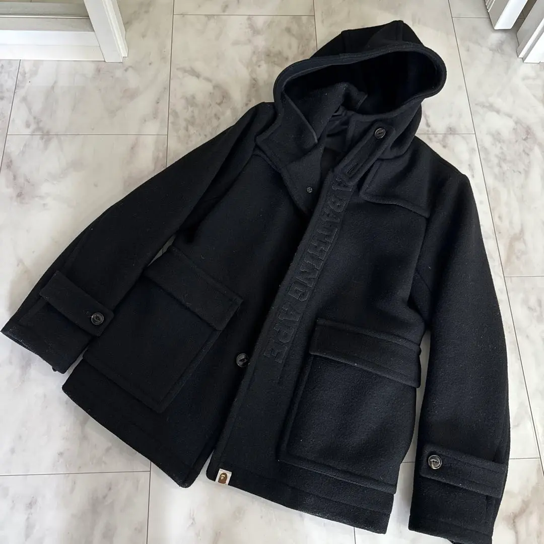 【最終価格】A BATHING APE　メルトンコート A BATHING APE - A BATHING APE メルトンコート 98の通販 by