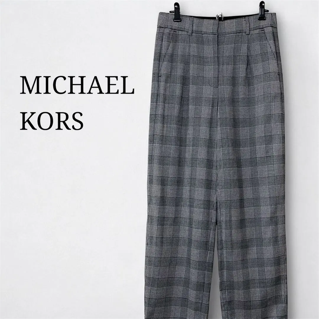Thumbnail of MICHAEL KORS Michael Kors Checkered Tapered Pants Wool Autumn/Winter
