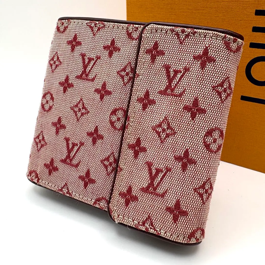 LOUIS VUITTON モノグラムミニ 二つ折り財布 廃盤品 大人気 中古