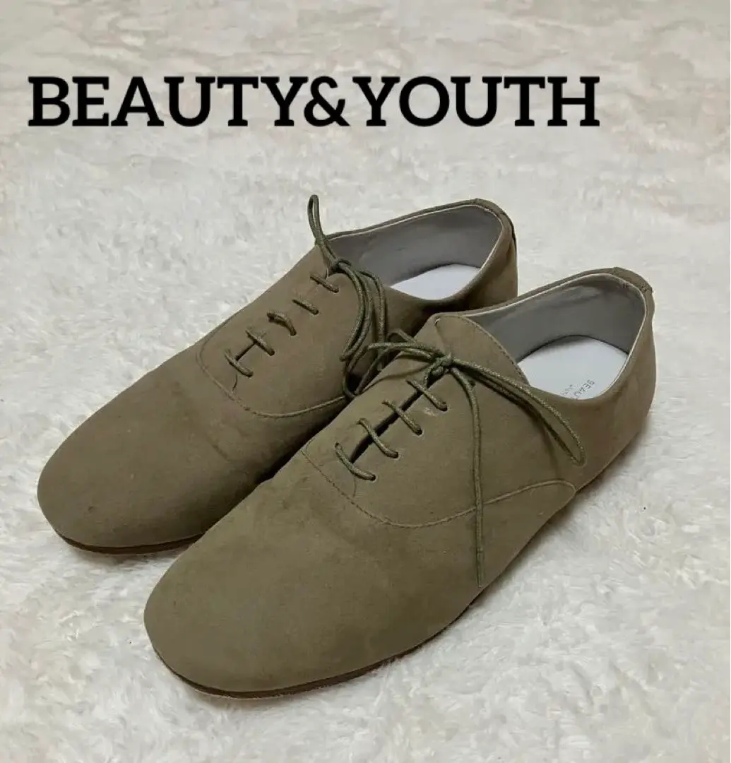 y*b様 UNITED ARROWS MENS ドレスシューズ スエード ストレ スエードUチップドレスシューズ/ブラック/セメント製法（GG54BVL