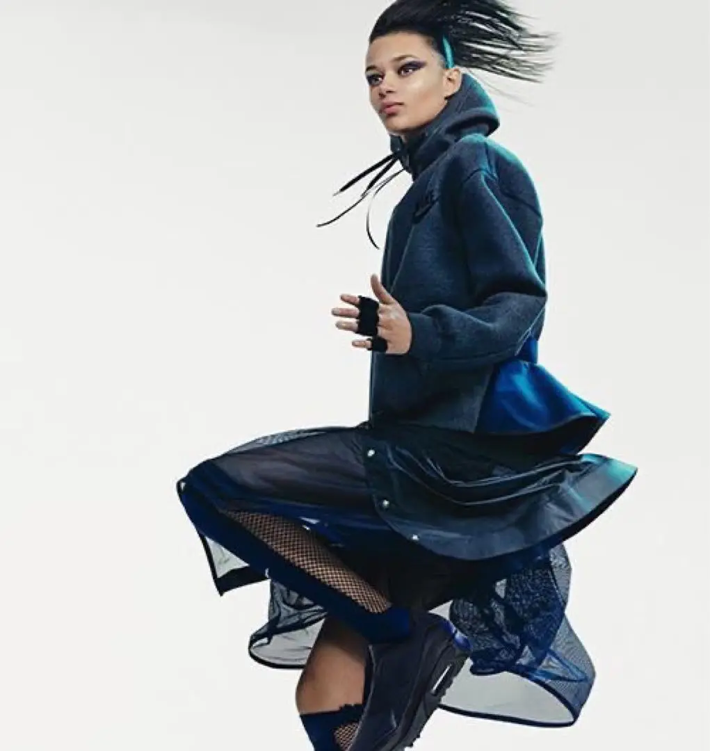 Nike sacai フレアスカート M ブラック 新品 ナイキ サカイ 再構築スカート ブラック Lサイズ sacai