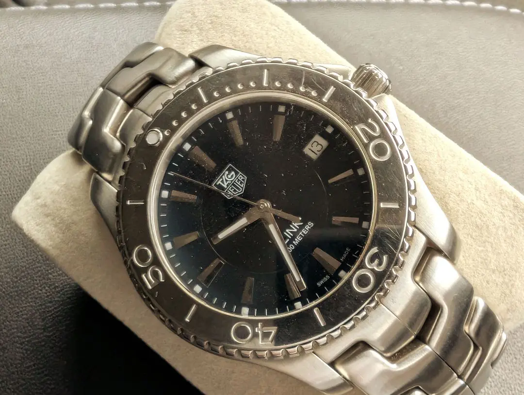 タグホイヤー TAG HEUER WJ1111 リンク デイト クォーツ メンズ TAG HEUER タグホイヤー WJ1111-0 リンク デイト クォーツ