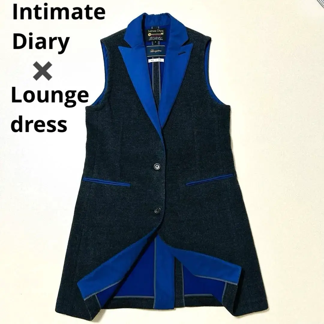 専用　　ラウンジドレス　チェスターコート　サックスブルー　ウール 2025年最新】Loungedress チェスターコートの人気アイテム
