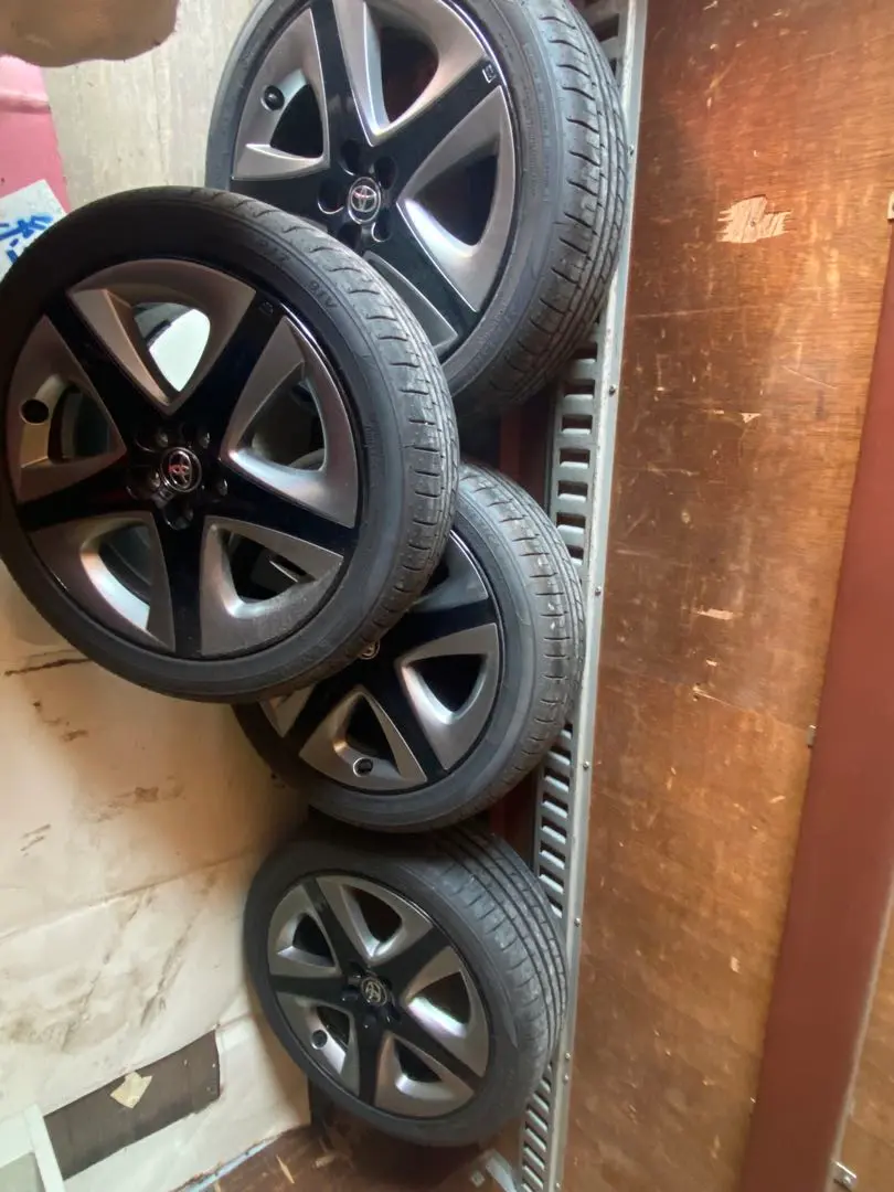 ⭐︎新車外し⭐︎ トヨタ 50プリウス 後期 ツーリング 純正ホイール ４本 トヨタ(純正) 50系プリウス後期ツーリングセレクション(新車外し