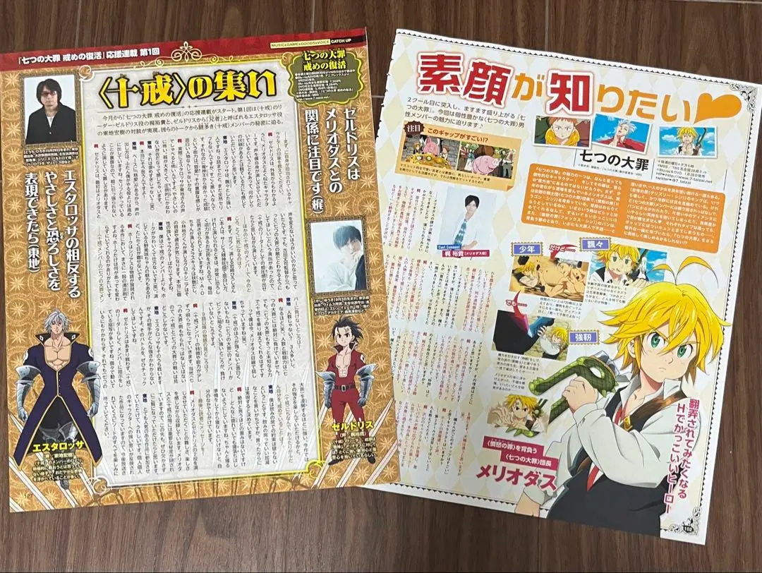 【非売品】レア★200名限定！七つの大罪 クリアファイル 当選品 七つの大罪 (原作) A4クリアファイル メリオダス&エリザベス