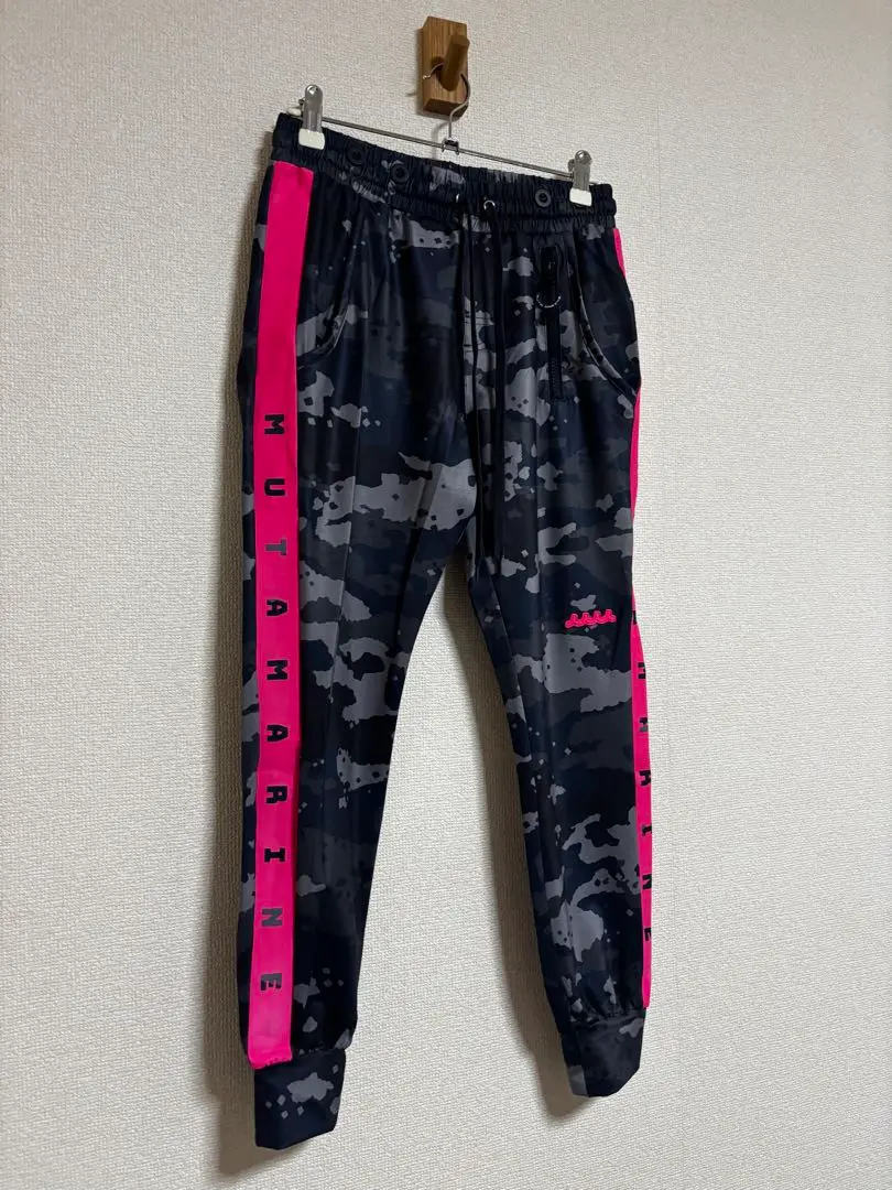 ✨新品未使用 Lサイズ✨ムータマリン ラッシュロングパンツ 8ロゴ プリント 黒 ラッシュロングパンツ [全2色] – muta Online Store