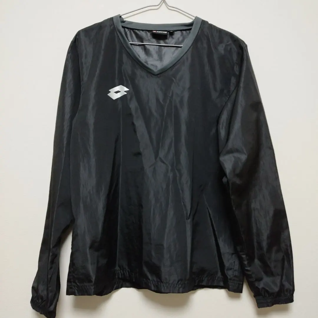 Thumbnail of LOTTO Black Windbreaker Piste Soccer Uniform M Size