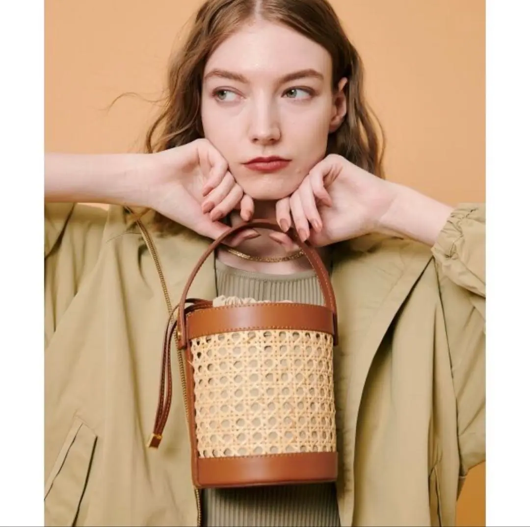 allureville カゴバッグ ハンドバッグ トートバッグ バイカラー2WAYカゴバッグ|allureville OFFICIAL SITE / ONLINE