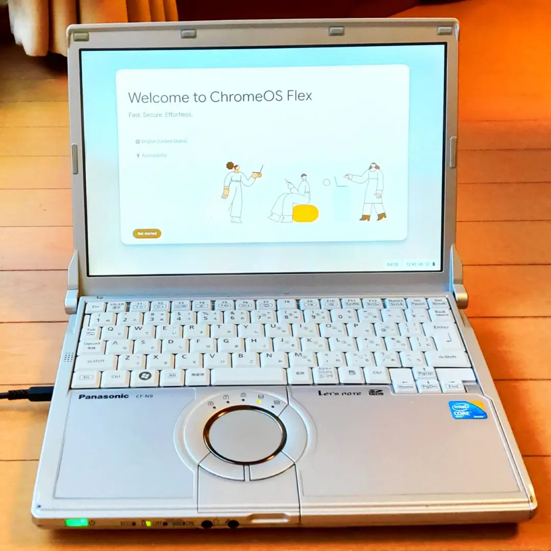 ノートパソコン パナソニック レッツノート CF-S9、ChromeBook版② Panasonic Let's note CF-S9 (36163) 【中古パソコン直販】