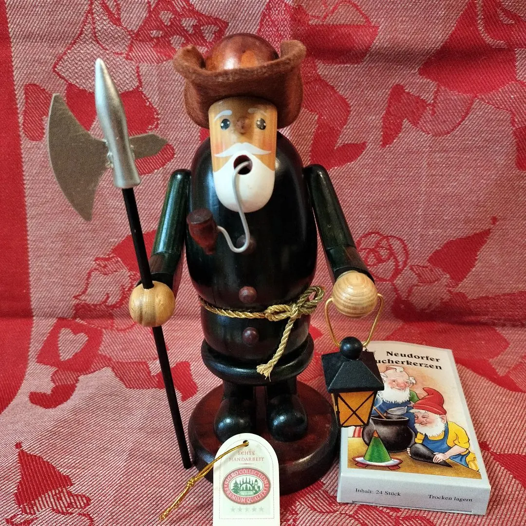 dittmann ディットマン　ドイツ　木製　煙出し人形 ドイツ製アンティーク木製煙出し人形 どんぐり帽子