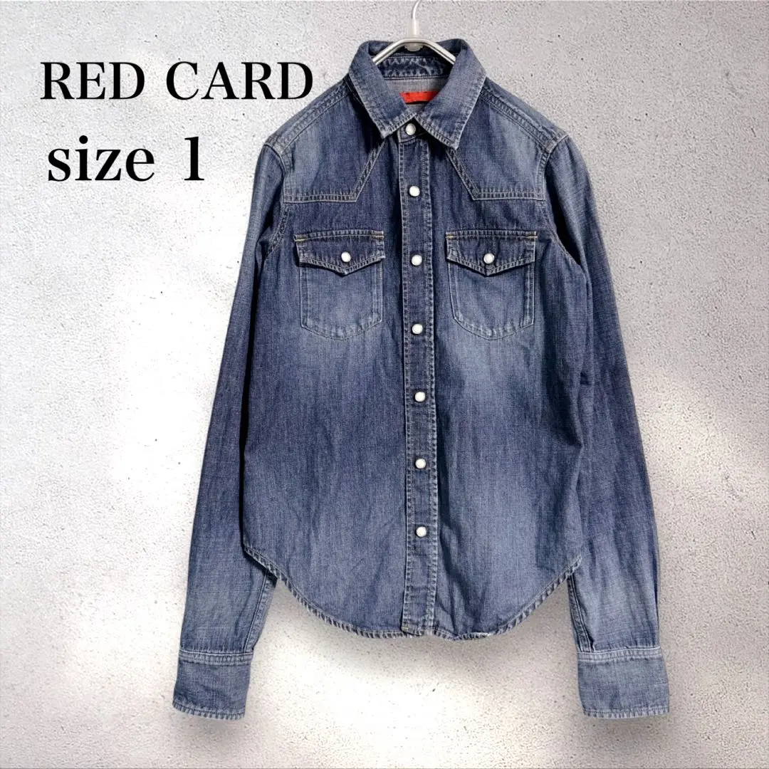 RED CARD ダンガリーシャツ RED CARD/レッドカード】Brooklyn デニムシャツ｜OUTLET