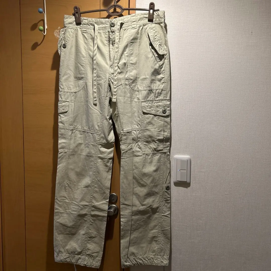 Thumbnail of Crazy Patchwork Half Pants ~ Long Camouflage Patchwork Light Gray