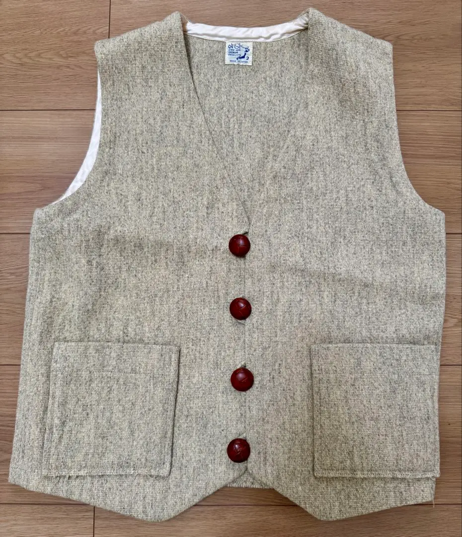 美品 orSlow ダック地ベスト 3L ジレ アイボリー オアスロウ 美品 orSlow ダック地ベスト 3L ジレ アイボリー オアスロウ