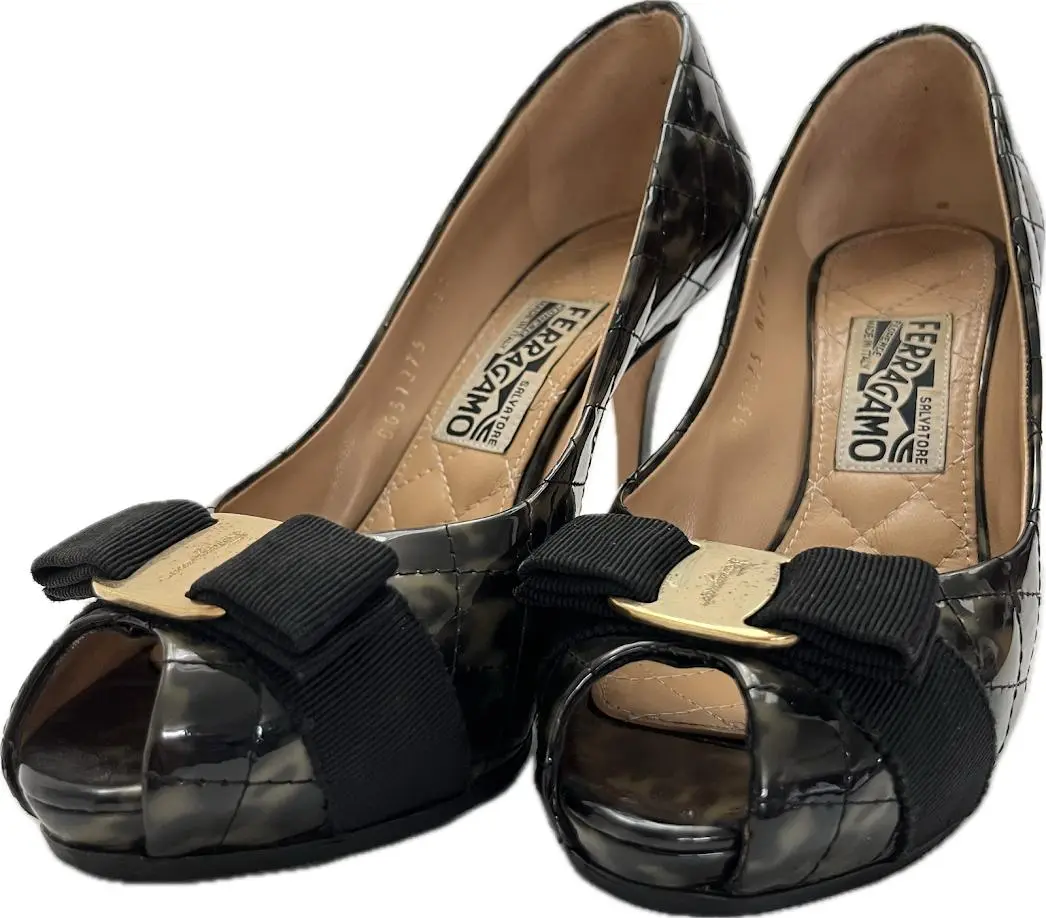 ☆再値下げ☆ Salvatore Ferragamo 7cm ヒール FERRAGAMO Salvatore Ferragamo フェラガモ ガンチーニ シューズ