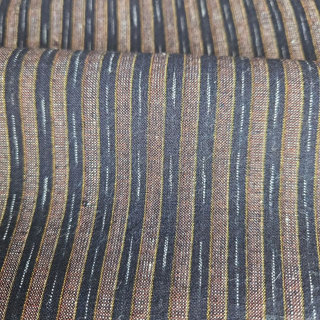 Thumbnail of Old Cloth, Striped Cotton, Kasuri, Cotton, Cotton, Indigo Dye, Scrap Fabric, X08, Kasuri, Remake, Boro