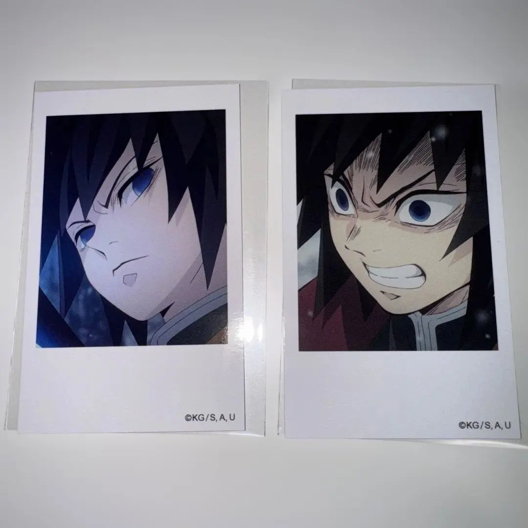 Thumbnail of Kimetsu no Yaiba Cheki-style bromide, Hashira Cafe, random, Giyu Tomioka, "Demon Slayer: Kimetsu no Yaiba - Tanjiro Kamado, Unwavering Resolve Arc" edition, set of 2