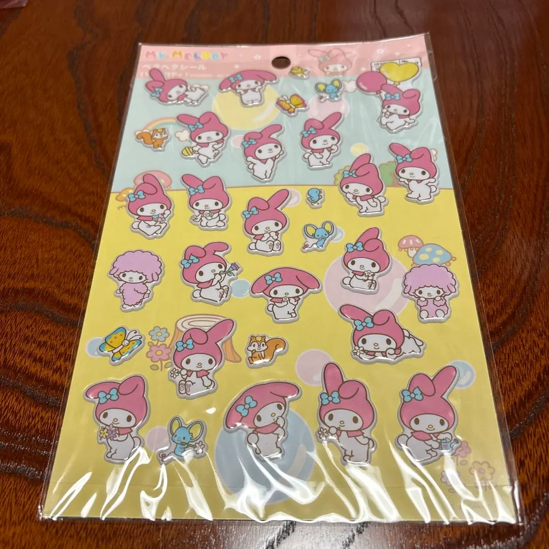 Thumbnail of My Melody Puku Puku Stickers Petapeta Stickers Fancy Goods New Unused Unopened