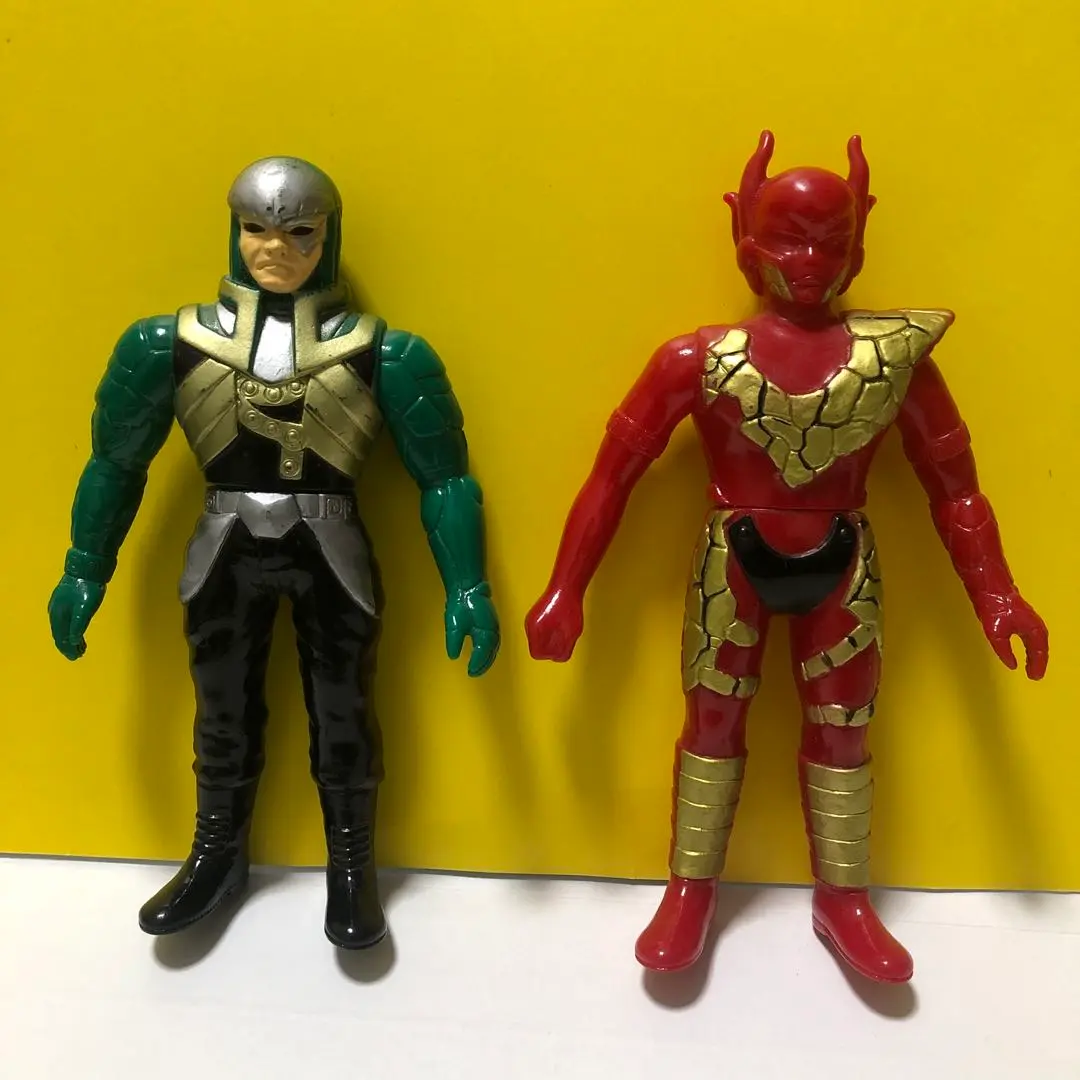 光戦隊マスクマン　ゼーバ・イガム・フーミン・バラバ・オヨブー　ソフビ 光戦隊マスクマン ゼーバ・イガム・フーミン・バラバ・オヨブー