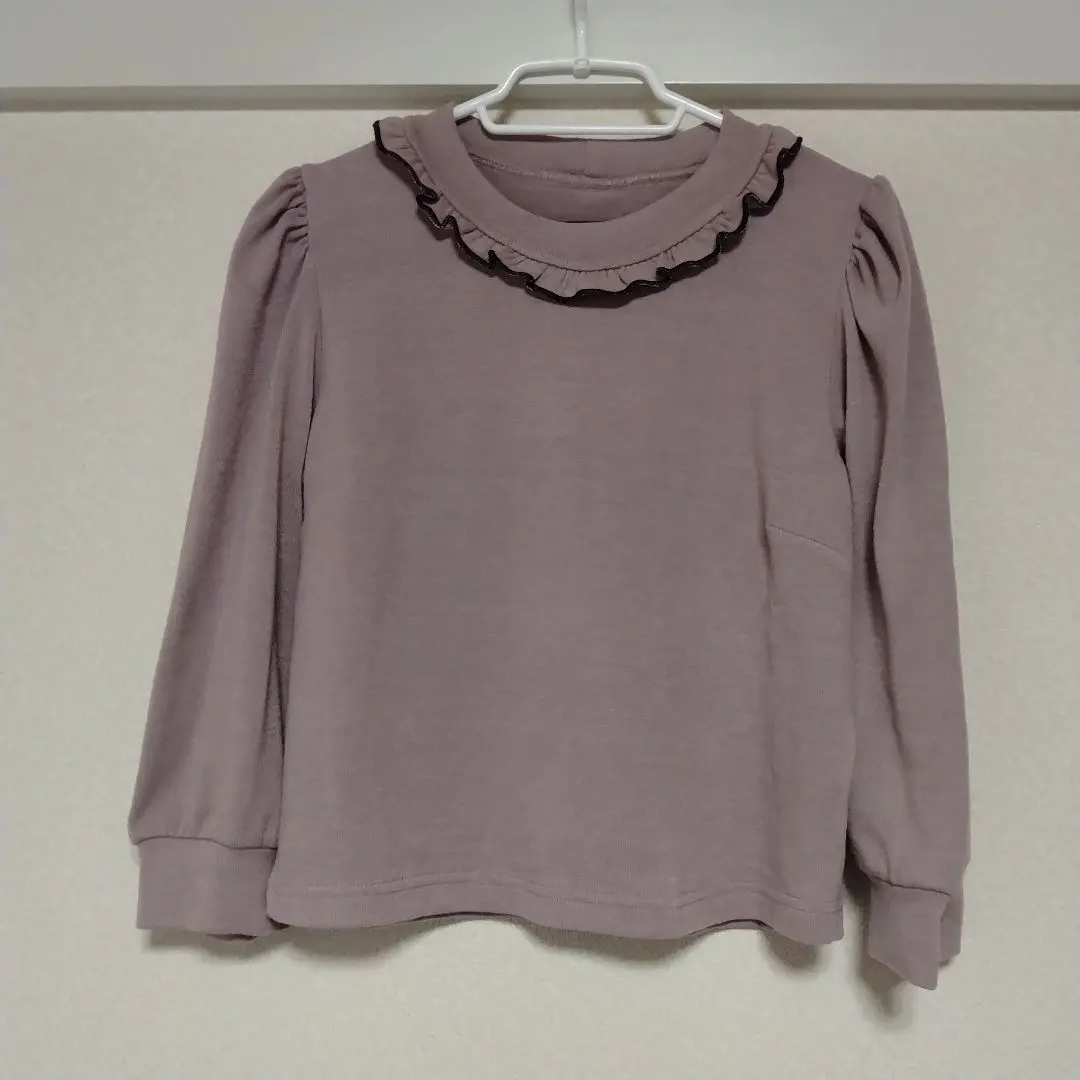 Thumbnail of Evelyn women's 3/4 sleeve cut-and-sew top, dusty pink