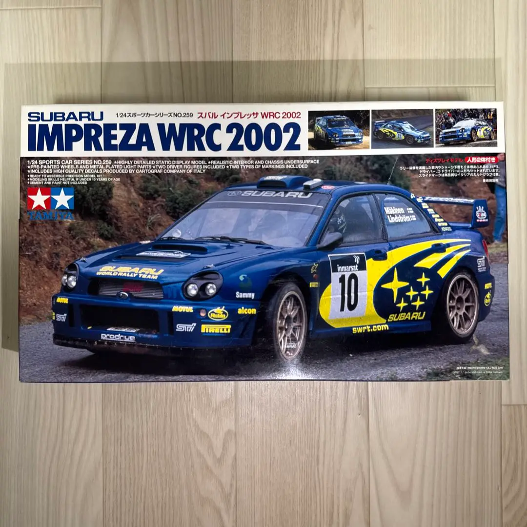 絶版 タミヤ 1/24 スバル・インプレッサ 2002 w/カルトグラフデカール 絶版 タミヤ 1/24 スバル・インプレッサ 2002 w/カルトグラフ