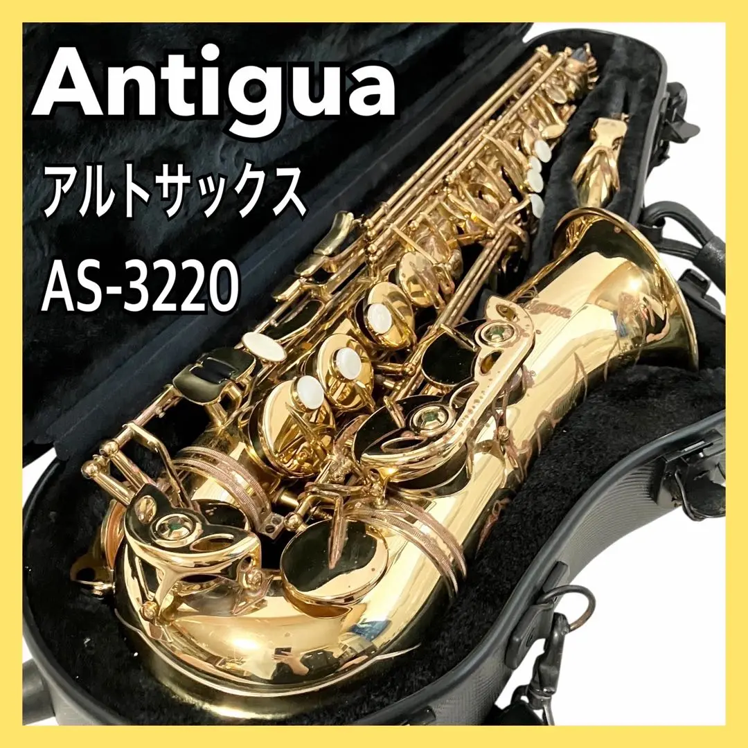 本日のみ価格　Antigua アンティグア アルトサックス　ケース付き 本日のみ価格 Antigua アンティグア アルトサックス ケース付き