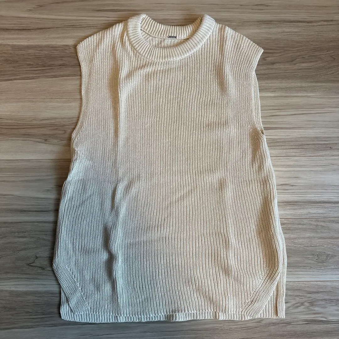 Thumbnail of Mila Owen Sleeveless Knit Vest, Ivory