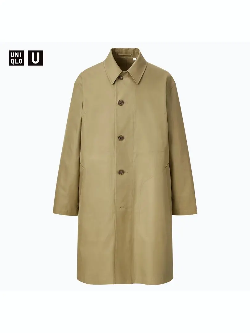 UNIQLO:C ステンカラーコート ベージュ S ユニクロ UNIQLO C ステンカラー コート ベージュ S