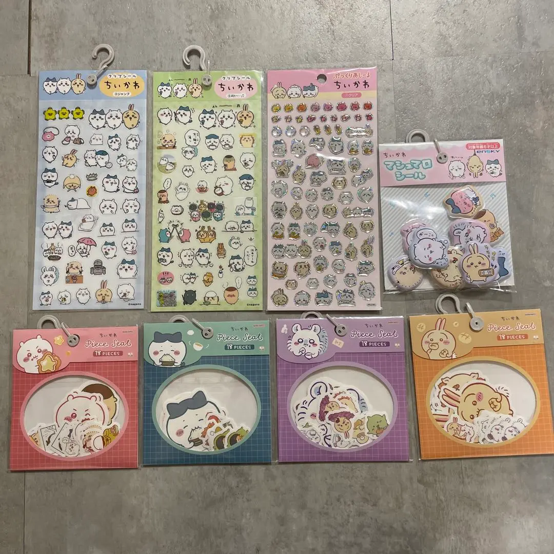 ❤️お値下げ❤️ちいかわクリアシールシール付箋ガチャハチワレ