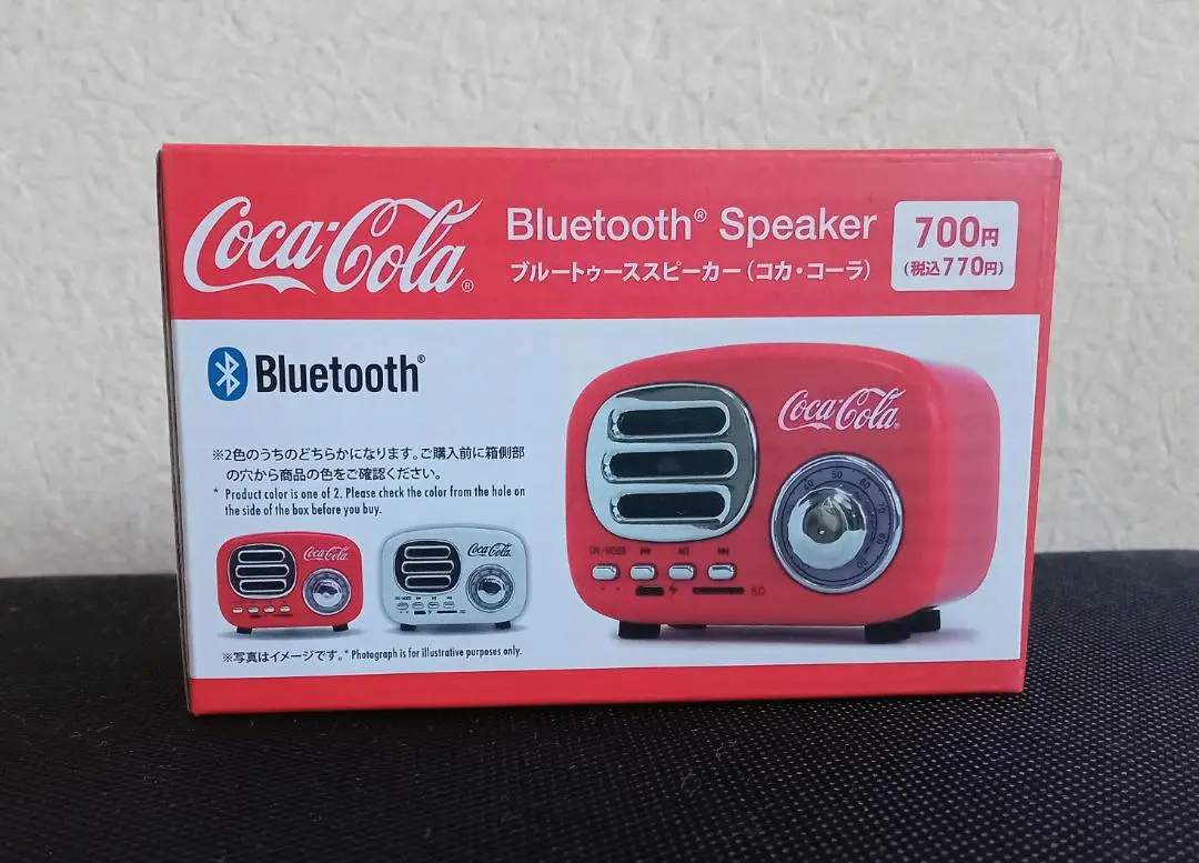 新品未開封 紅2個 ダイソー Coca-Cola Bluetooth スピーカー