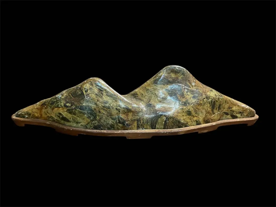 鑑賞石　遠山　水石　盆石　台座なし Yahoo!オークション -「水石 鑑賞石 遠山」の落札相場・落札価格