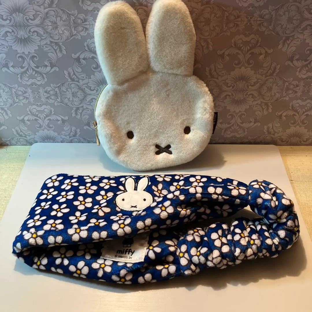 Thumbnail of Miffy Floral Hairband & Pouch