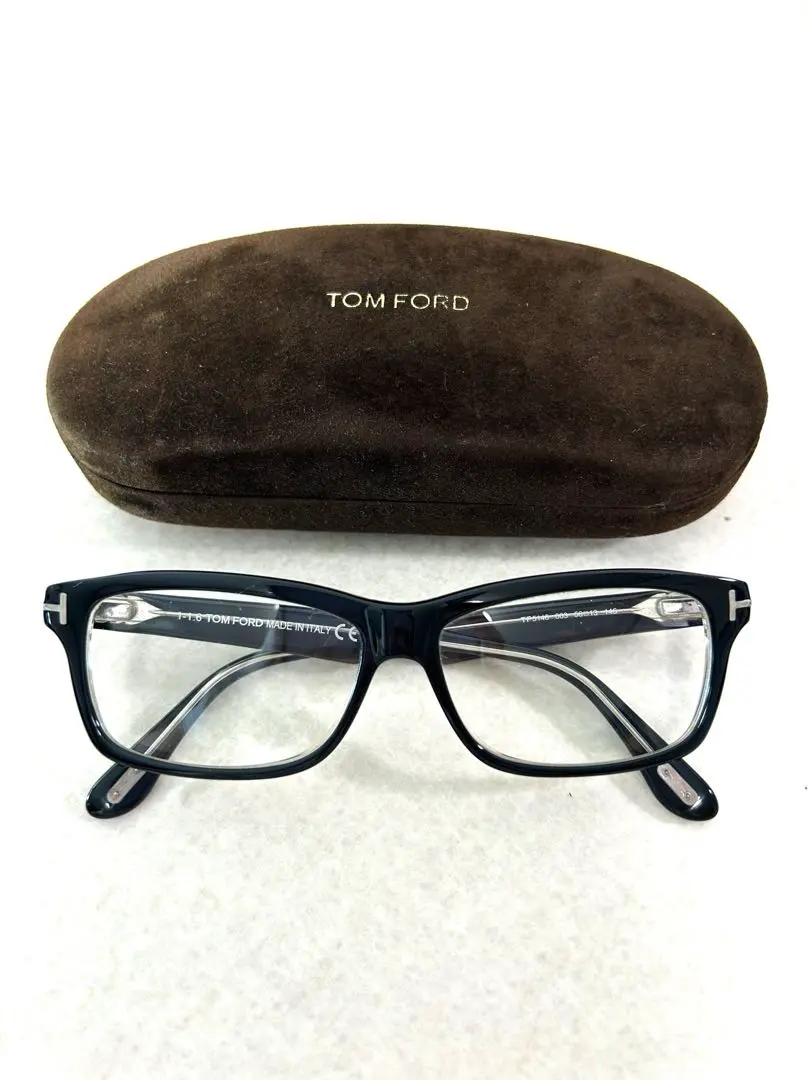 TOM FORD トムフォード　ブラック　メガネ ケース付　TF5146 TF5146 003/TOMFORD(トムフォード)┃正規取扱店 Visio