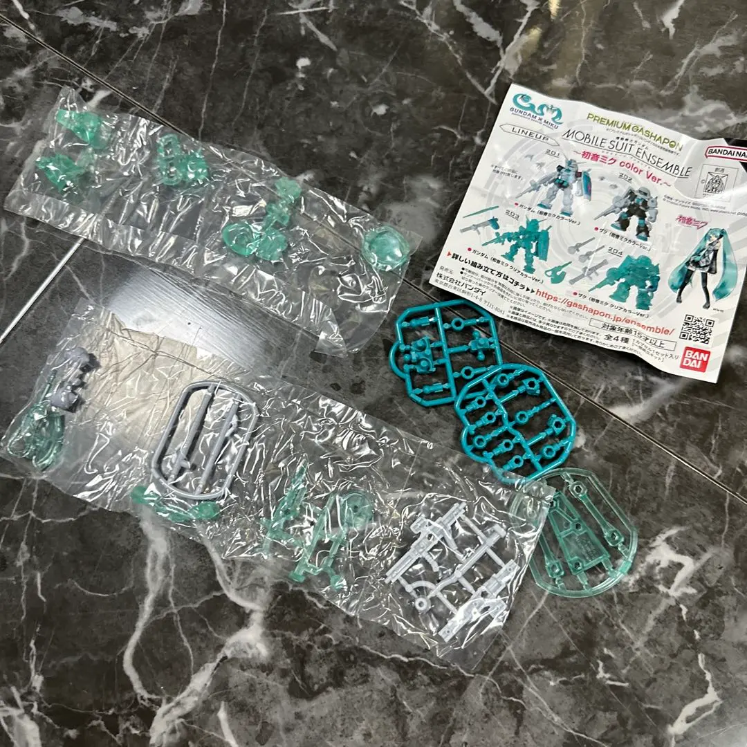 Thumbnail of [Price Reduced] BANDAI Mobile Suit Ensemble Hatsune Miku Clear Green Zaku
