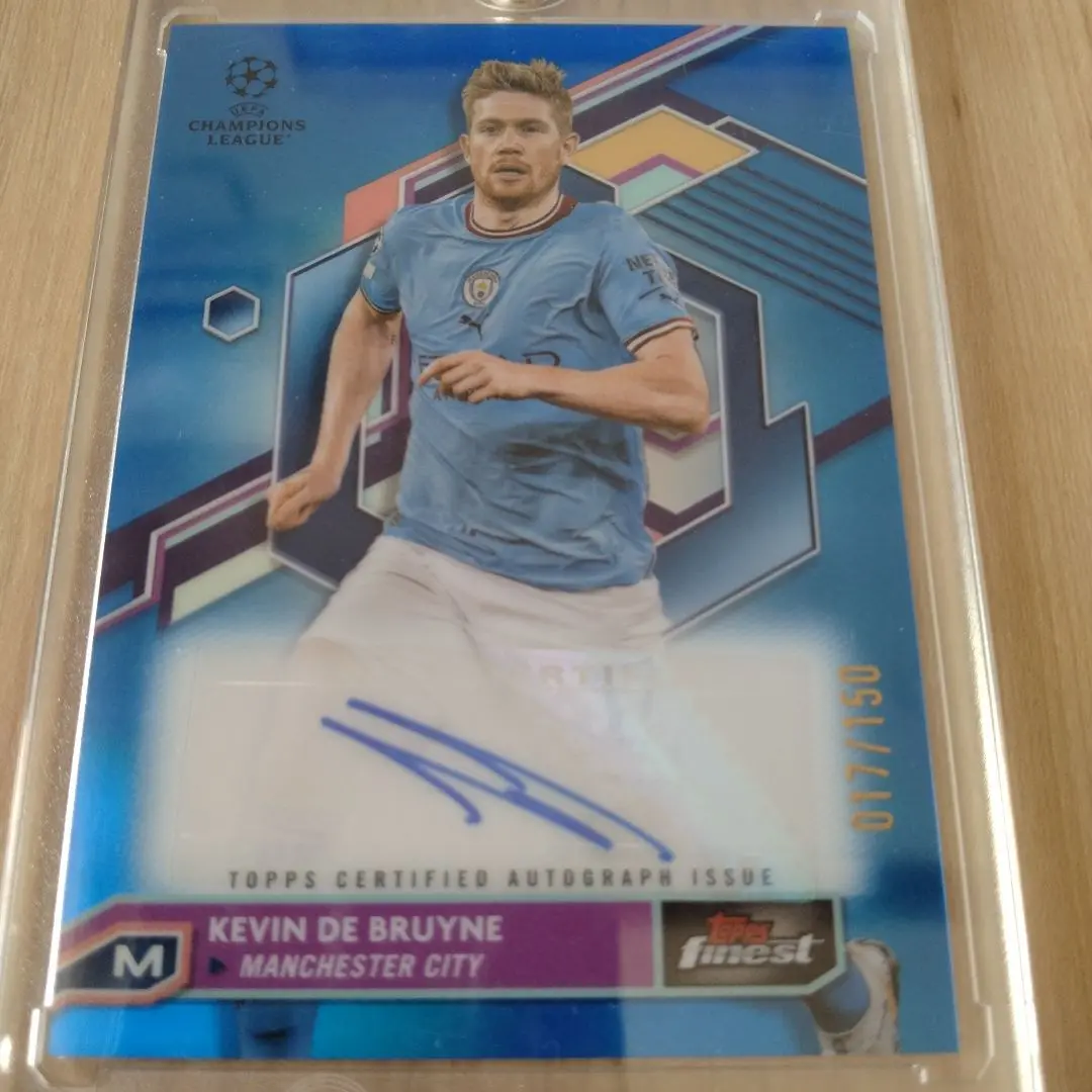 2021-22 Topps finest デブライネ サインカード 135シリ 2021-22 Topps finest デブライネ サインカード 135シリ