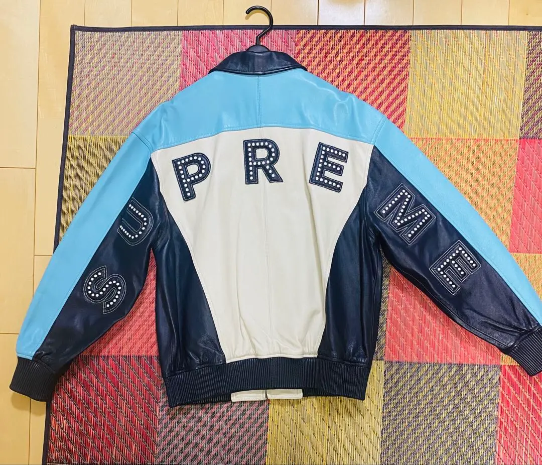 2025年最新】SUPREME Studded Arc Logo Leather jacketの人気